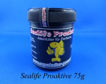 Sealife Proaktiv in der 75g Dose das feine Aufzuchtfutter für Zierfische